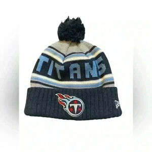 Tennessee Titans New Era NFL Toboggan Knit Hat Beanie TN Game Apparel Warm Fan